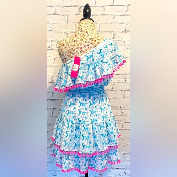 Lilly Pulitzer Addilyn One-Shoulder Dress - NWT - Size Small - Picture 3 of 7